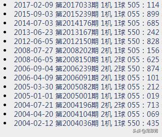 排列三试机号近30期分析报告