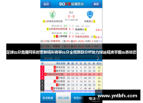 大赢家即时比分，足球赛场上的精准导航