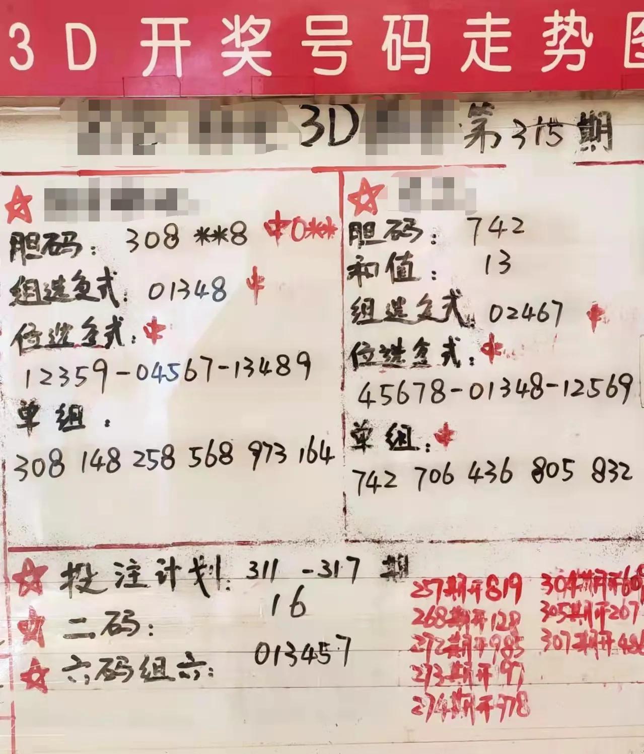 福彩3d试机号今天查询200期结果