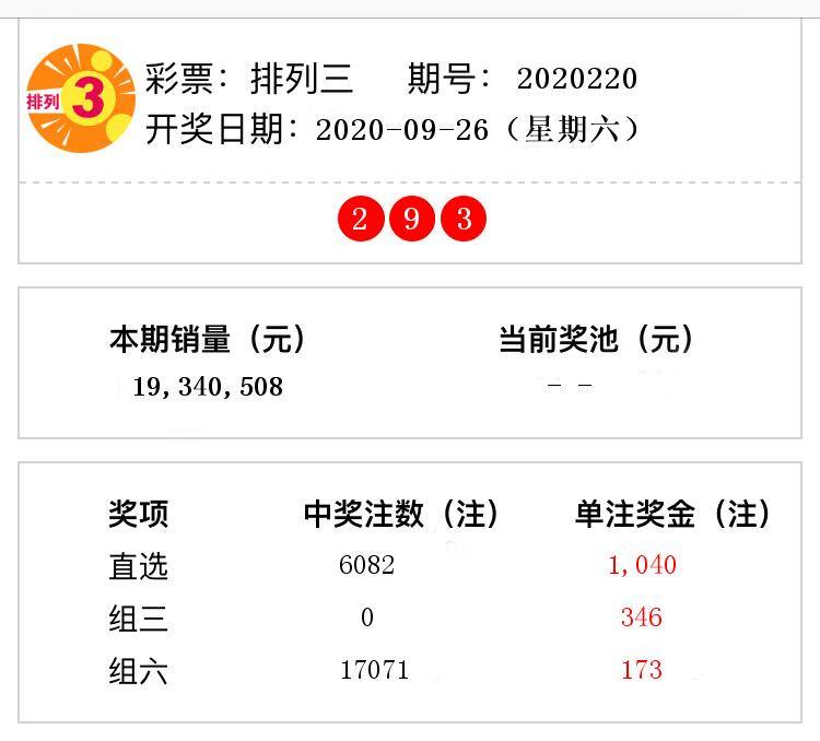 2020100期排列三开奖结果，数字的魔力与幸运的瞬间