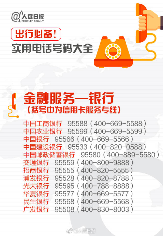 100个实用电话号码大全，生活中的紧急与日常服务