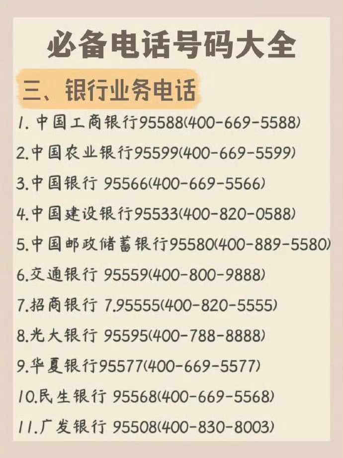 座机号码大全，200个常用与实用电话号码汇总