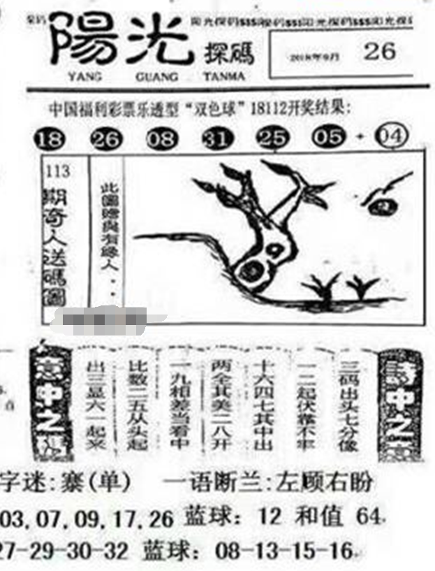 探秘双色球，阳光下的迷图与探码之旅