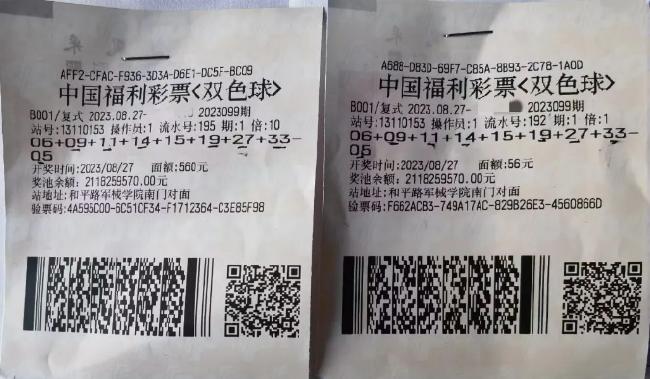 福利彩票双色球，8选2中5+1，奖金揭秘